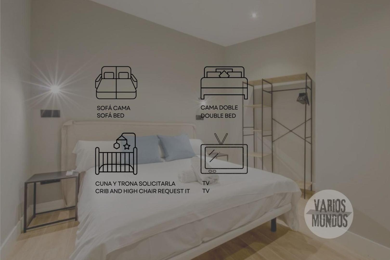 Urban And Central Apt 5Pax En Calle Silva-Gran Via E2 Madrid Buitenkant foto